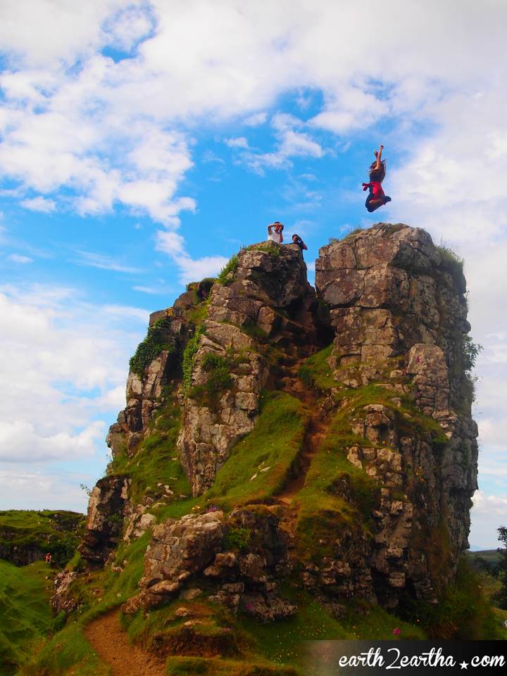 Fairy Glen Jump Shot, Isle of Skye, Scotland